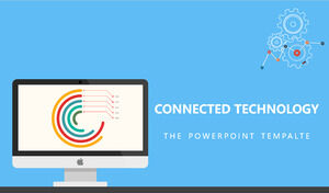 Templat PowerPoint Bisnis Teknologi Internet