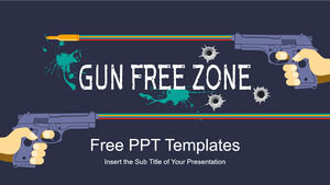 Șabloane PowerPoint pentru Gun Free Zone
