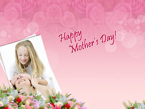 Mutlu Anneler Günü PPT şablonu