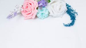 컬러 장미 꽃 슬라이드 배경 사진