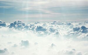 Spektakularne obrazy tła w chmurze PPT