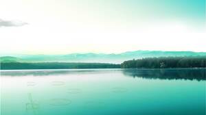 خلفيات بحيرة ضوء الجبل لون بوربوينت