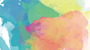 3 watercolor PowerPoint backgrounds