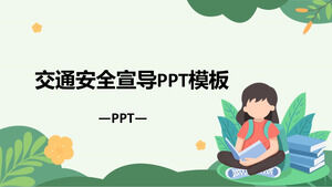 Ppt template of traffic safety education for primary school students