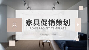 PPT template for promotion activity planning of Suya magazine style furniture