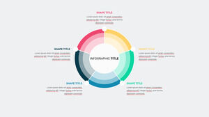 Step-Color-Pie-Modelos de PowerPoint