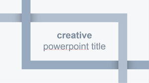 简单字符串框 PowerPoint 模板