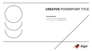 抽象線-PowerPoint-模板