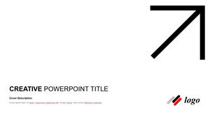 Plantillas-de-PowerPoint-de-flecha-de-punto-simple