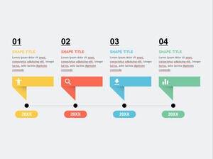 Timeline-Flag-PowerPoint-Modèles