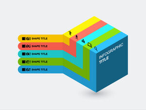 Cube-Divide-List-PowerPoint-Modelos