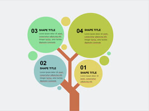 Tree-Bubble-PowerPoint-Vorlagen