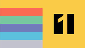 Color-Index-Navegación-Plantillas de PowerPoint