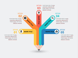 Crayon-Distribuer-Icône-PowerPoint-Modèles