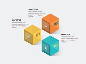 Cube-Array-unabhängige-PowerPoint-Vorlagen