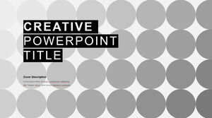 Farbverlauf-Kreis-Muster-PowerPoint-Vorlagen