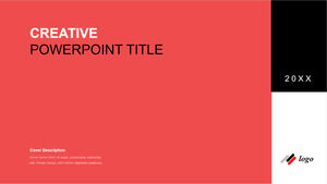 Minimal-Quadrangle-Simple-PowerPoint-Vorlagen