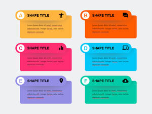 Vivid-color-item-powerpoint-templates แม่แบบ