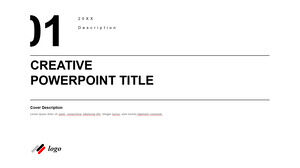 Minimal-Basic-Titel-PowerPoint-Vorlagen