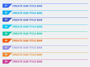 Slide-Sub-Title-Bar-PowerPoint-Vorlagen
