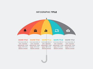 Șabloane-PowerPoint-umbrelă-colorată