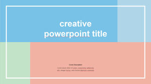 基本網格顏色 PowerPoint 模板