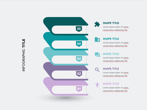 Vertical-Book-Stack-PowerPoint-Szablony