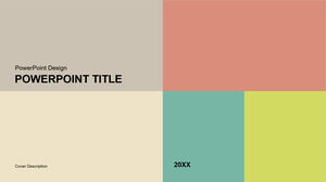 Modern-Grid-Quadrangle-PowerPoint-템플릿