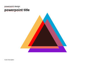 Modelli PowerPoint a strati triangolari