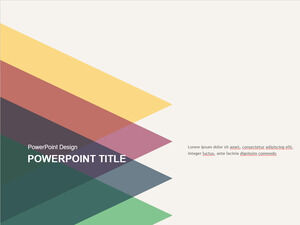 圖層-三角形-混合-PowerPoint-模板