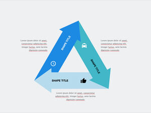 Impact-Triangle-Arrow-PowerPoint-テンプレート