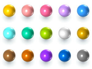 Szablony 3D-Color Ball-PowerPoint