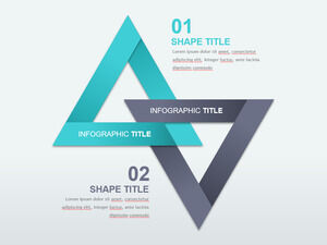 Twins-Sharp-Triangle-PowerPoint-模板