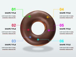 巧克力甜甜圈 PowerPoint 模板