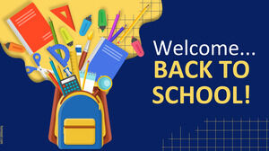 Welcome back to School! Fun slides theme.