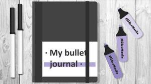 Modello di Bullet Journal digitale.