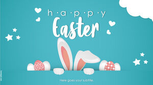 Easter slides template and free Jamboard backgrounds.