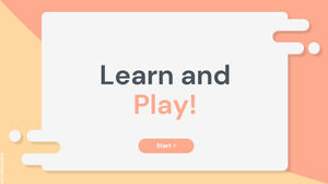 Учись и играй бесплатный интерактивный шаблон.