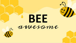 蜜蜂太棒了！ 交互式課程模板。