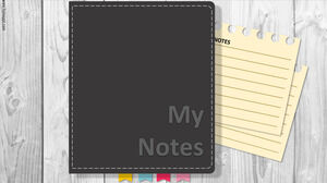 Minhas anotações, modelo de diário digital.