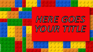 LegoMania, блоки Lego для математического шаблона.
