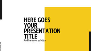 Бесплатный шаблон Manhattan для Google Slides или презентаций PowerPoint