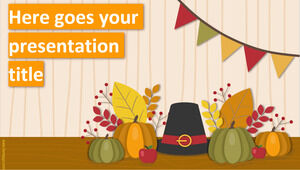 Thanksgiving Template for Google Slides or PowerPoint Presentations