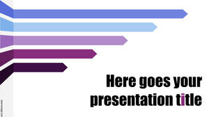 Alban Google スライドまたは PowerPoint 用の無料のシンプルなテンプレート