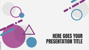 Мемфис Бесплатный шаблон презентации для Google Slides или PowerPoint