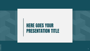 Бесплатный многоцелевой шаблон презентации Sherman для Google Slides или PowerPoint