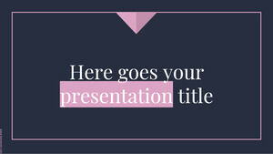 قالب Brook Free Presentation Template لـ Google Slides أو PowerPoint
