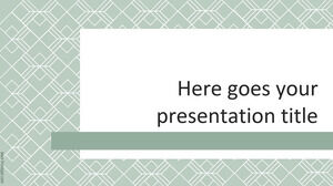Google 슬라이드 또는 PowerPoint용 Cooper 무료 템플릿