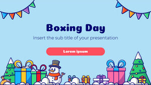 Presentación del Boxing Day – Tema de Google Slides y plantilla de PowerPoint gratis