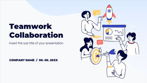 Бесплатный шаблон презентации Teamwork Collaboration – тема Google Slides и шаблон PowerPoint